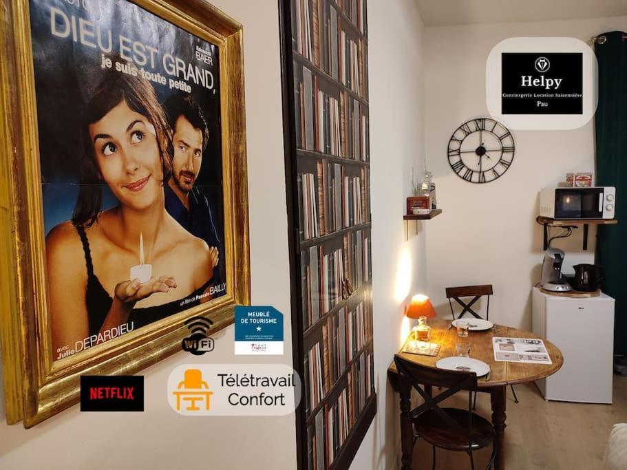 Deco Vintage - 5Mn Du Centre - Tv Connectee Apartment Pau Luaran gambar